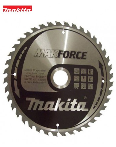 B-08517 Δίσκος κοπής ξύλου Makita MakForce 230mm 30mm 40 δόντια